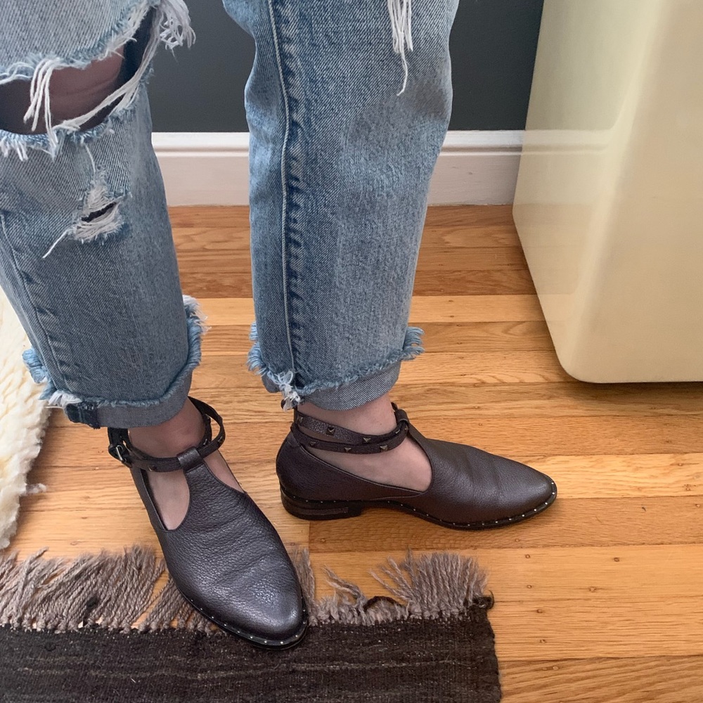 Freda Salvador ankle strap flats